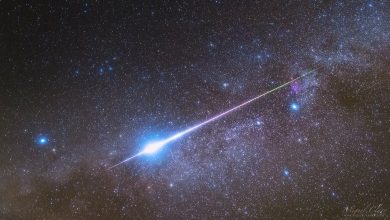 Parlak Meteor, Yıldızlı Gece