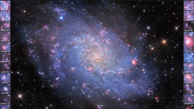 M33'ün Hidrojen Bulutları