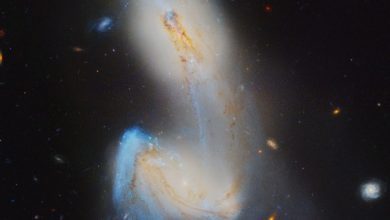 NGC 4676: Fareler Çarpışıyor