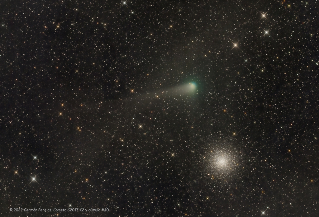 220721 Messier 10 ve Kuyruklu Yildiz German Penelas Perez 1 APOD | Messier 10 ve Kuyrukluyıldız