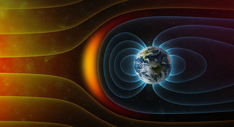 earth magnetic field Canlılığın Süper Kahramanı: Manyetosfer