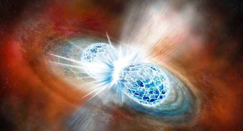 Nötronyıldızı çarpışma Nötron Yıldızı Çarpışması Şimdiye Kadarki En Büyük Nötron Yıldızını Oluşturmuş Olabilir!