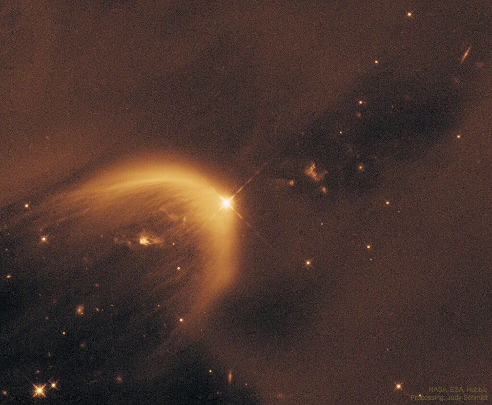 200506 LDN 1471 A Windblown Star Cavity Hubble NASA ESA Processing License Judy Schmidt Günün Astronomi Görseli (APOD/NASA) | 06/05/20