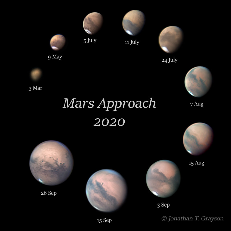 201006 Mars Approach 2020 Jonathan T. Grayson Günün Astronomi Görseli (APOD/NASA) | 06/10/20