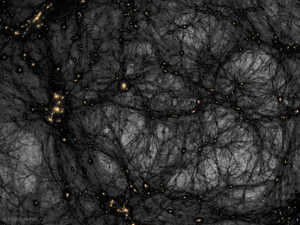 201025 Dark Matter in a Simulated Universe Tom Abel Ralf Kaehler KIPAC SLAC AMNH Günün Astronomi Görseli (APOD/NASA) | 25/10/20