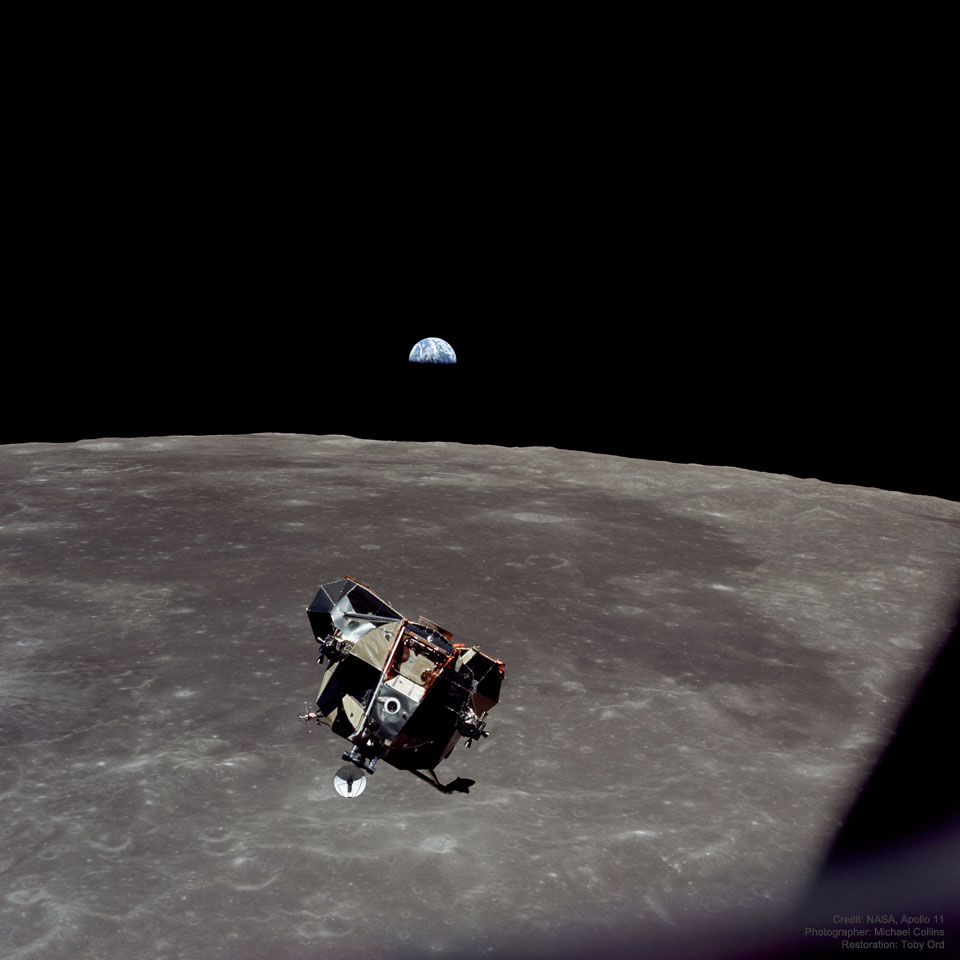 210403 Apollo 11 Earth Moon Spaceship NASA APOLLO 11 APOD/NASA: Apollo 11: Dünya, Ay ve Uzay Aracı