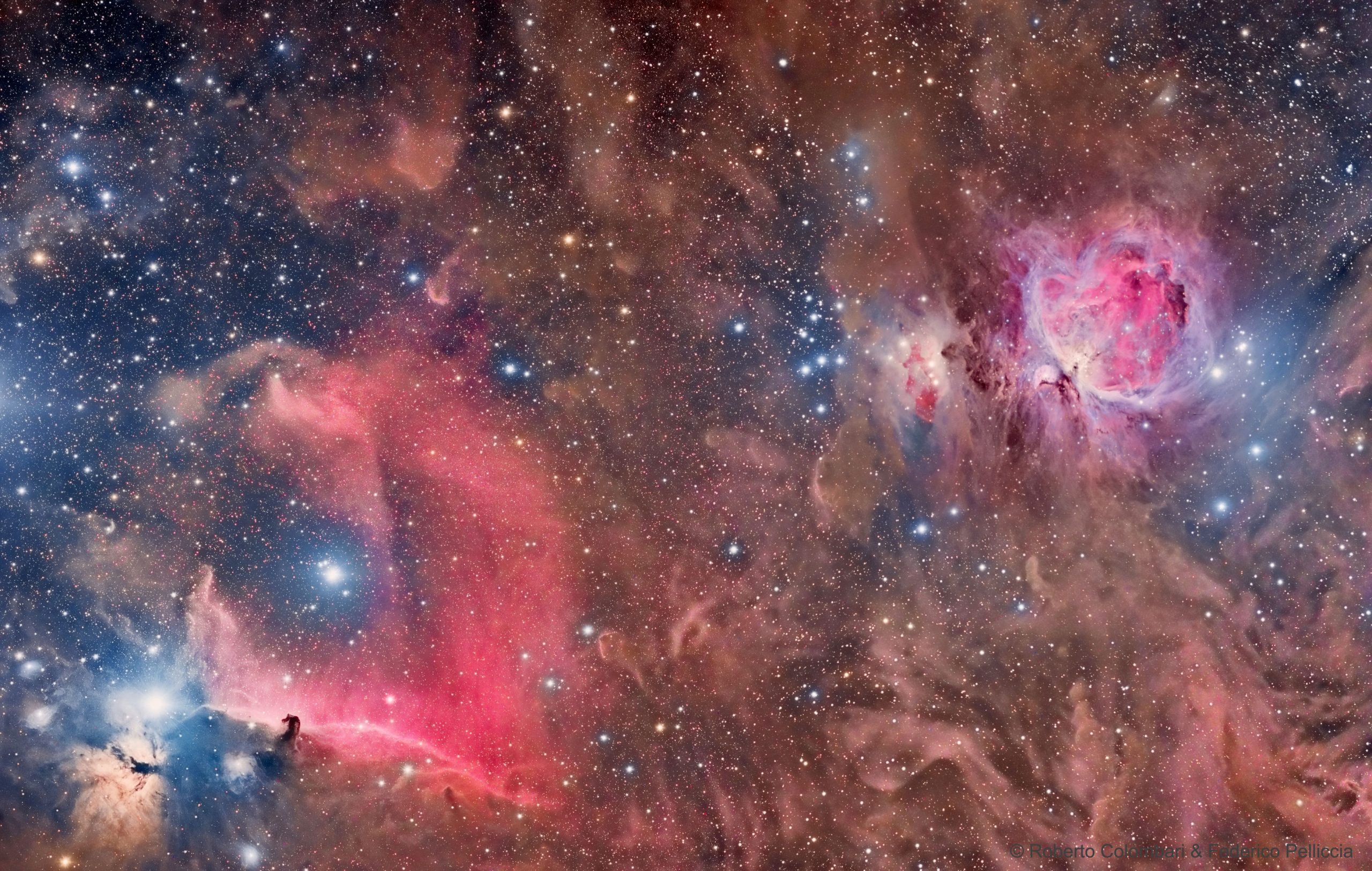 210509 Horsehead and Orion Nebulas Robert Colomari scaled APOD/NASA: Atbaşı ve Avcı Bulutsuları