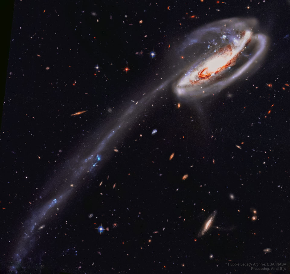 210621 Hubbledan Iribas APOD/NASA: Hubble'dan İribaş Galaksisi