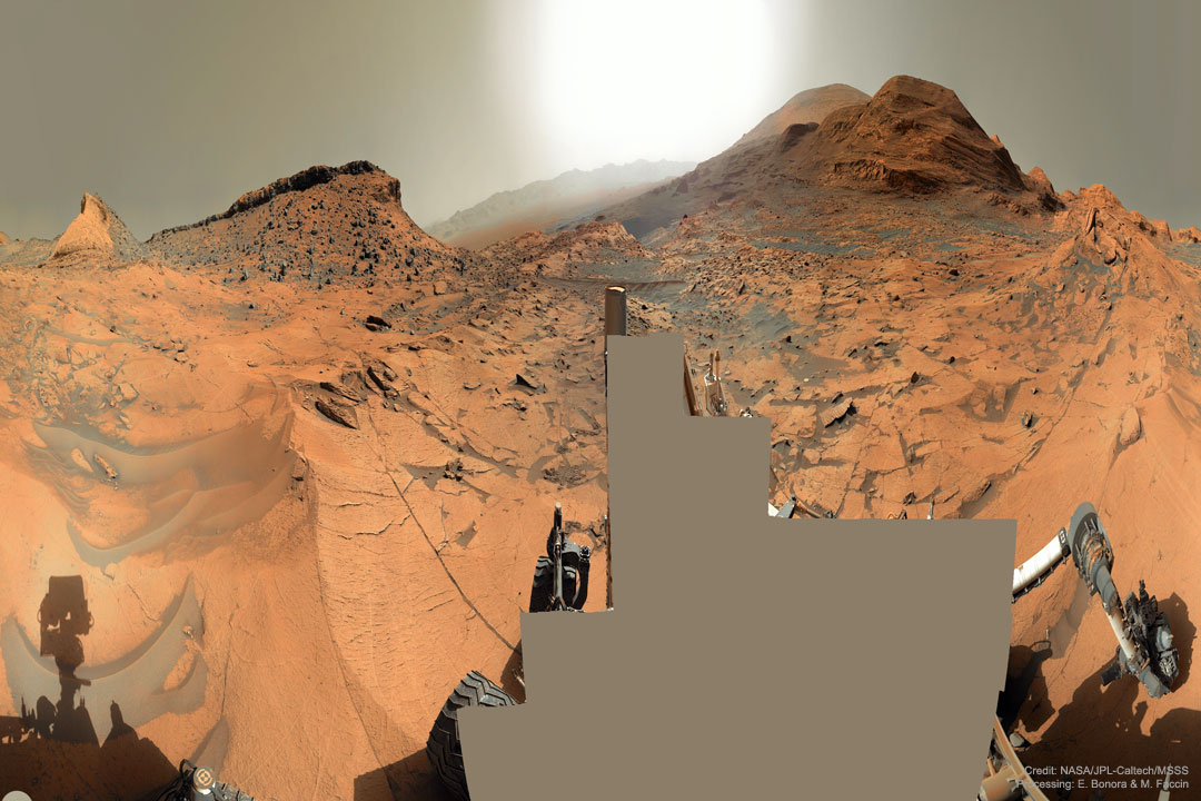 Curiosityden 360 derecelik Mars Panoramasi APOD/NASA: Curiosity'den 360 derecelik Mars Panoraması