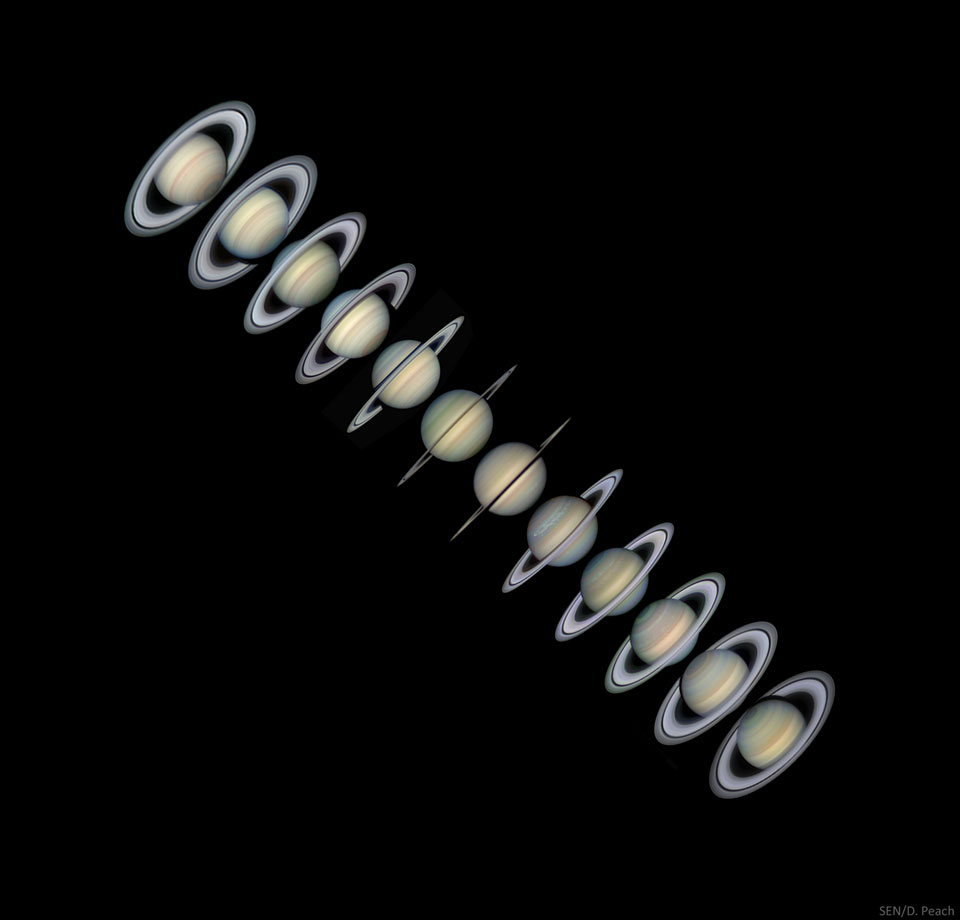 Saturnun Halkalari ve Mevsimleri APOD/NASA: Satürn'ün Halkaları ve Mevsimleri